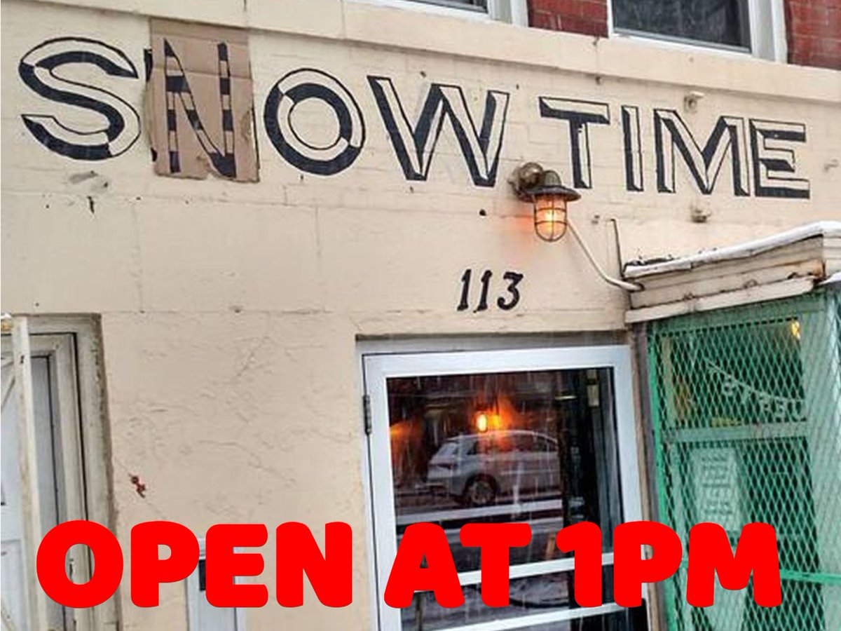 IT'S SNOWTIME!!!

OPEN TODAY AT 1PM! SLED ON DOWN AND CELEBRATE WITH US!

#snowtime