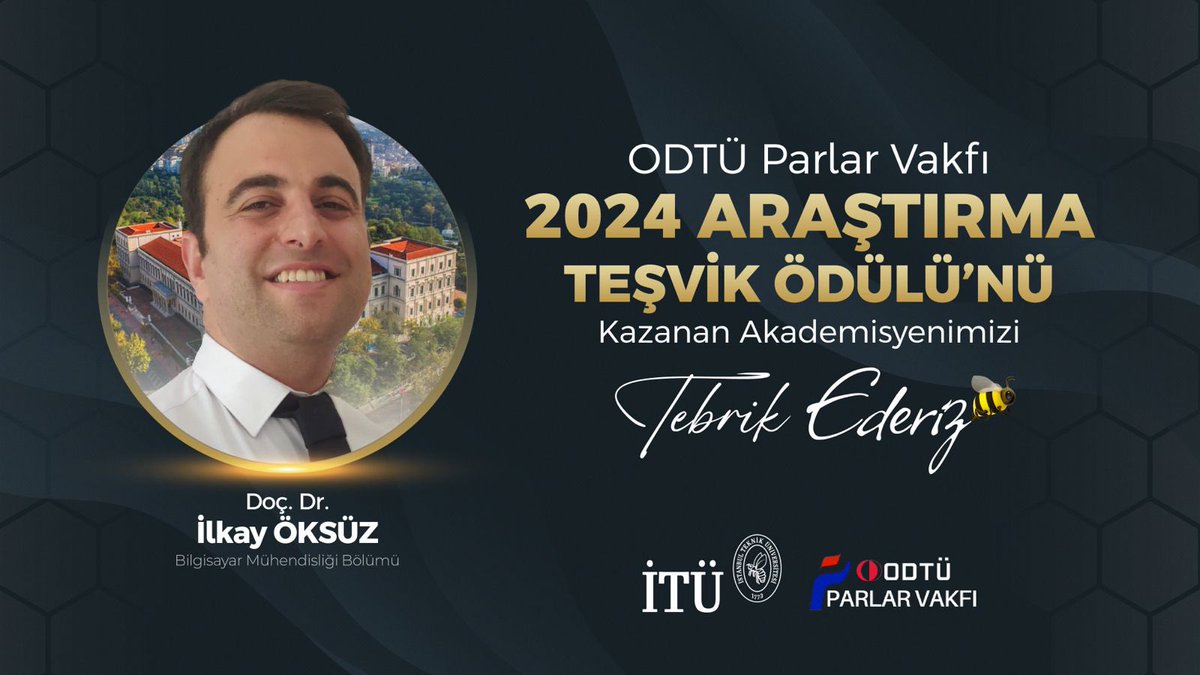 Bilgisayar Mühendisliği Bölümü öğretim üyemiz Doç. Dr. İlkay Öksüz, ODTÜ Prof. Dr. Mustafa N. Parlar Eğitim ve Araştırma Vakfı tarafından 2024 Araştırma Teşvik Ödülü’ne layık görüldü. 🏆

Doç. Dr. Öksüz, Tıbbi görüntü analizi, makine öğrenmesi ve özellikle kardiyak MR