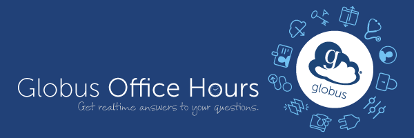 globus's tweet photo. Have a question about Globus? Join our next Office Hours session on January 15th at 3 p.m. Central and get answers to your questions about Globus.
https://t.co/0TV5j1CBBC
#researchdatamanagement #researchIT https://t.co/edr3yLCBCF
