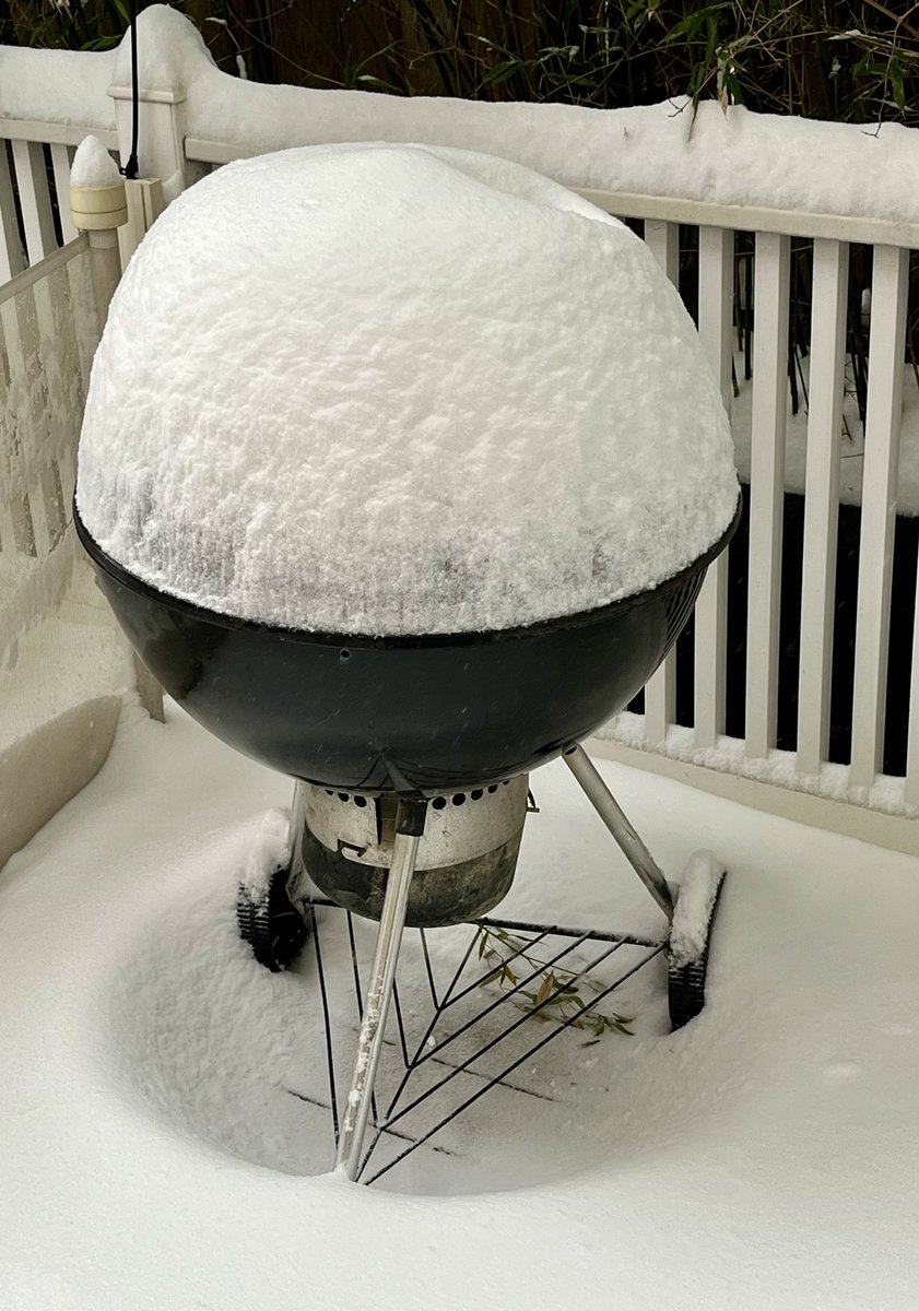 We measure snow here in Alexandria, VA on our <a href="/WeberGrills/">Weber Grills</a> <a href="/capitalweather/">Capital Weather Gang</a>