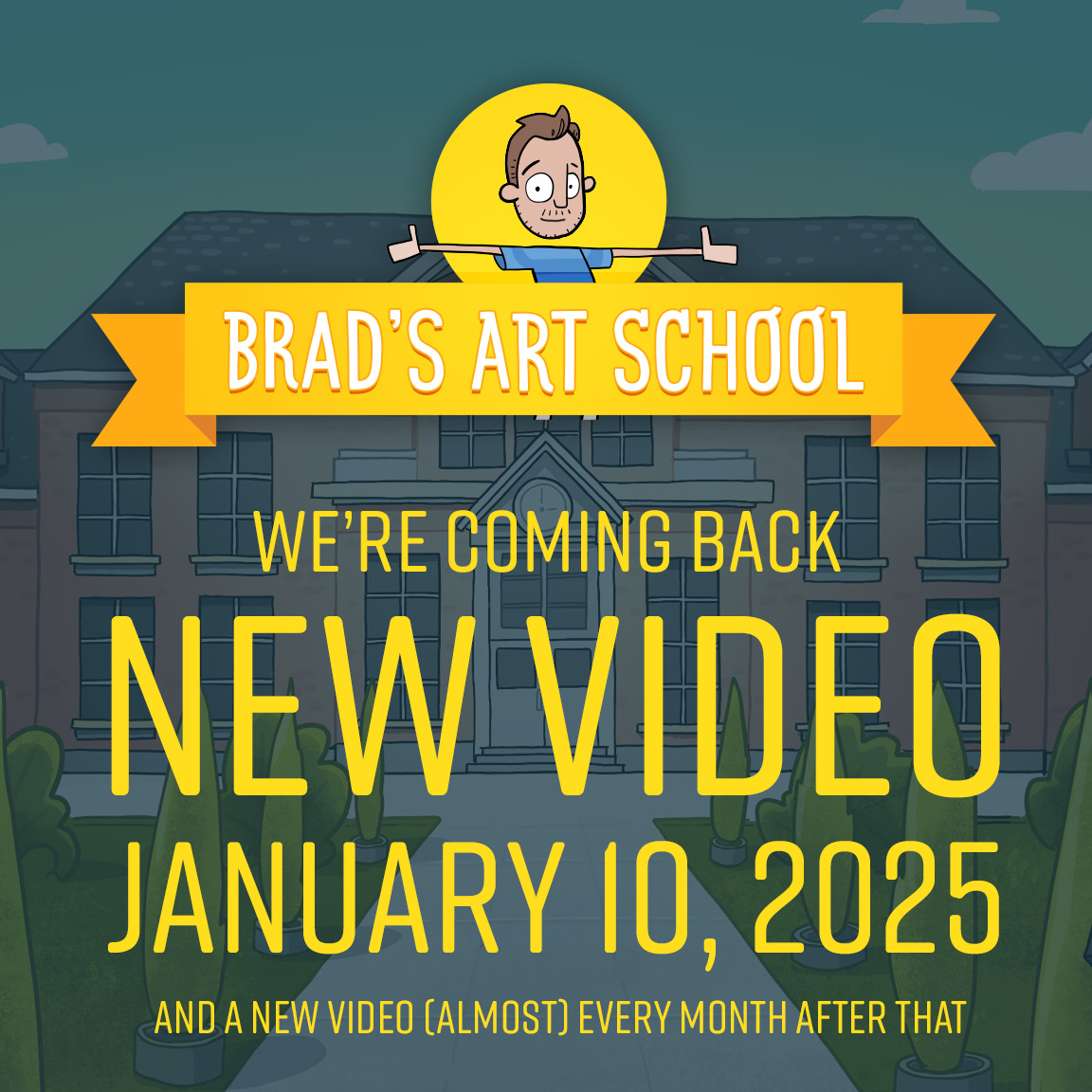 I'm bringing my second YouTube channel back! New videos (almost) every month in 2025. The first is coming Friday!!!