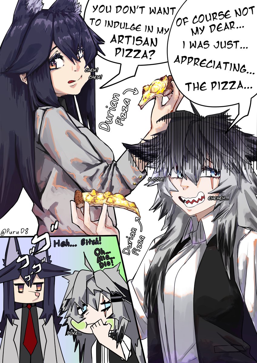 PuruD8's tweet image. 🐺🍕🐺🤮
#Arknights #明日方舟