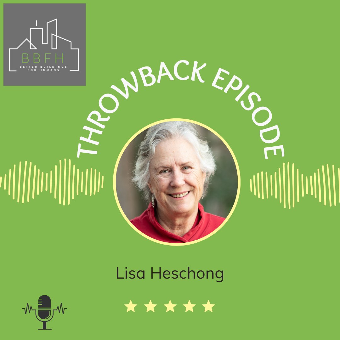 bbfhpod's tweet image. 🌟 Throwback to an episode with daylighting pioneer Lisa Heschong! 🌟

Lisa shares how natural light boosts well-being &amp;amp; productivity while inspiring healthier buildings. 🌞 Curious about her insights?

👉 Listen now: bit.ly/3Wz6hX8

#DaylightingDesign #HealthyBuildings
