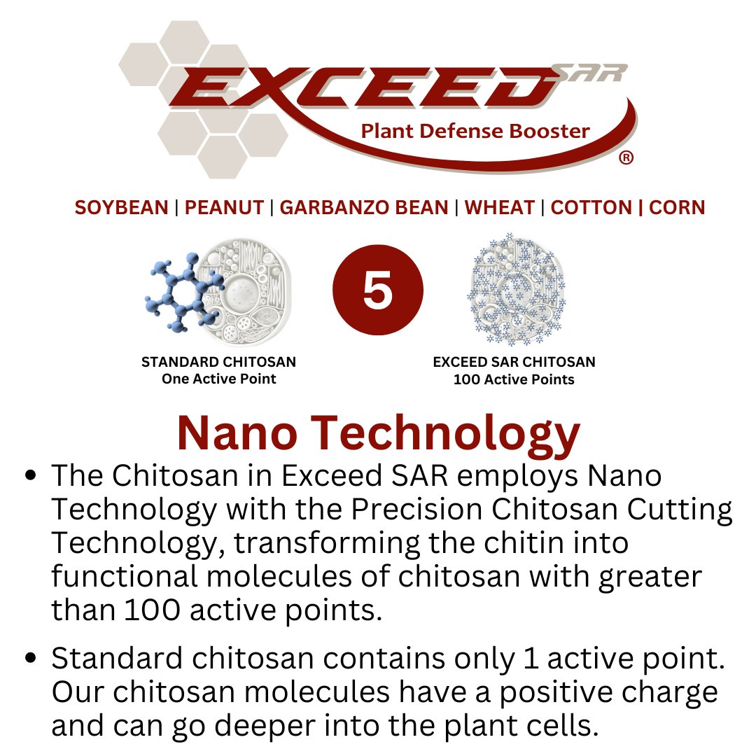 Part 5. The active ingredient in Exceed SAR is Chitosan. When choosing a chitosan product, it is important to understand that not all chitosan is the same. Follow along to learn how the chitosan sourced for Exceed SAR outshines the competition. Visit hubs.li/Q031h_770