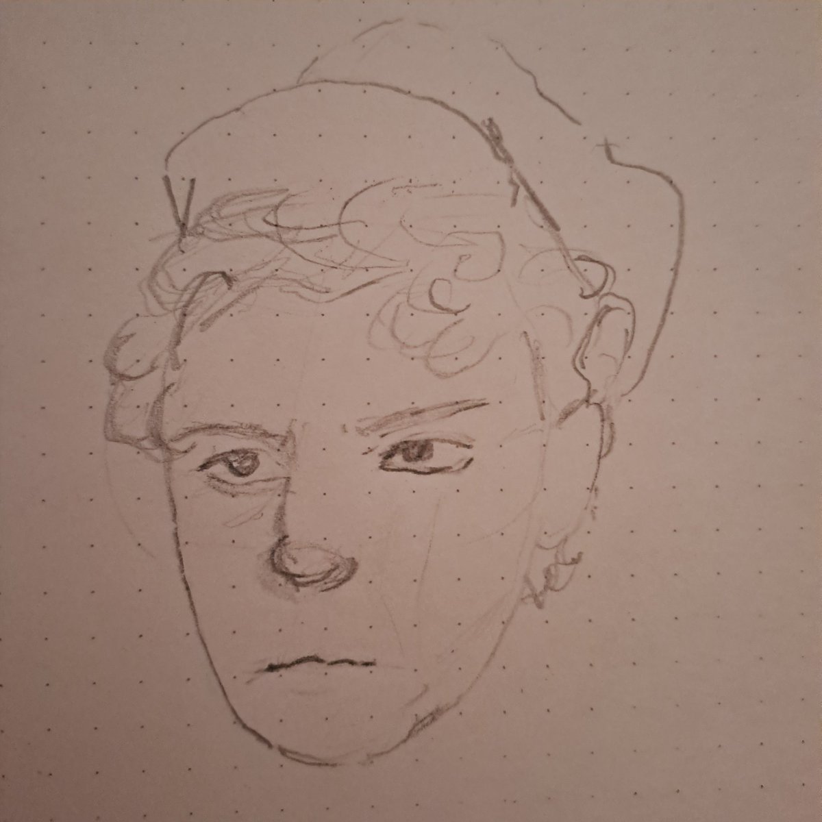 NotSashaJames's tweet image. @_RupertGraves I tried drawing Alec Scudder, but I think I just messed up so bad 😭