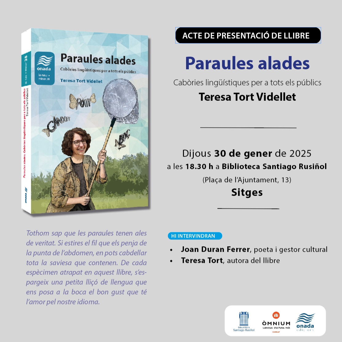Gener ha arribat i les "Paraules alades" continuen volant.