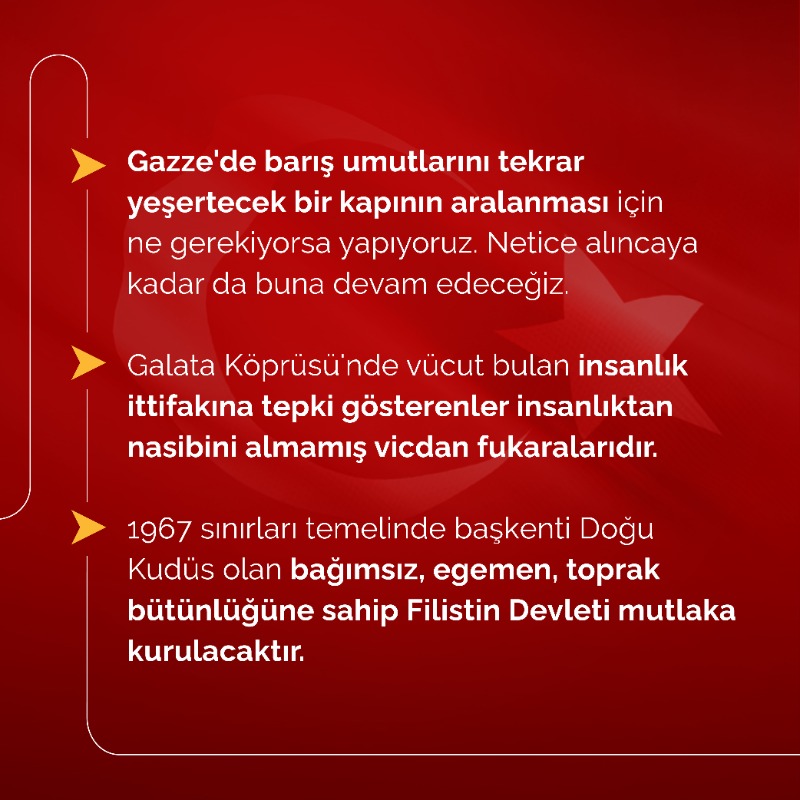 Akparti's tweet photo. Cumhurbaşkanımız Recep Tayyip Erdoğan’ın, Cumhurbaşkanlığı Kabine Toplantısı sonrası öne çıkan açıklamaları.