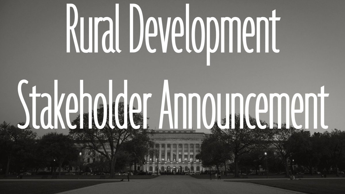In case you missed it last week, RD announced it is offering grants through the Rural Decentralized Water Systems Grant Program for nonprofits and nonprofit Tribal lending institutions to expand access to clean drinking water and modern wastewater systems: rd.usda.gov/media/file/dow…