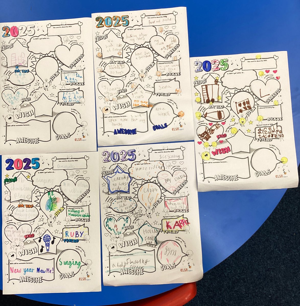 We started the new term with our new Mindfulness Monday Club. Tonight we enjoyed some yoga. We then reflected on last year and our hopes for the new year ahead.  💙