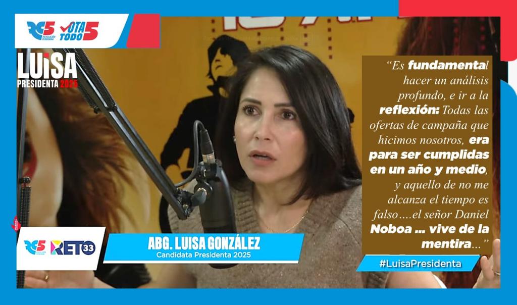 Ulsove's tweet photo. “Es fundamental hacer un análisis profundo, e ir a la reflexión: Todas las ofertas de campaña que hicimos nosotros, era para ser cumplidas en un año y medio, y aquello de no me alcanza el tiempo es falso el señor Daniel Noboa, vive de la mentira"
@LuisaGonzalezEc 
@MashiRafael https://t.co/pVr1pYXXo0