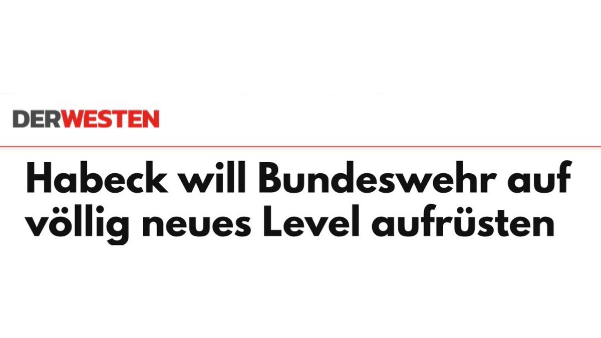 Dass hierzulande inzwischen ausgerechnet Die Grünen am lautesten immer mehr Aufrüstung fordern, ist nur noch grotesk. Ob unser Wahlkreis mit seiner Geschichte ernsthaft weiter das Feigenblatt für diese grünen Aufrüstungspläne spielen will? Kaum vorstellbar. #habeck #schwarzgruen