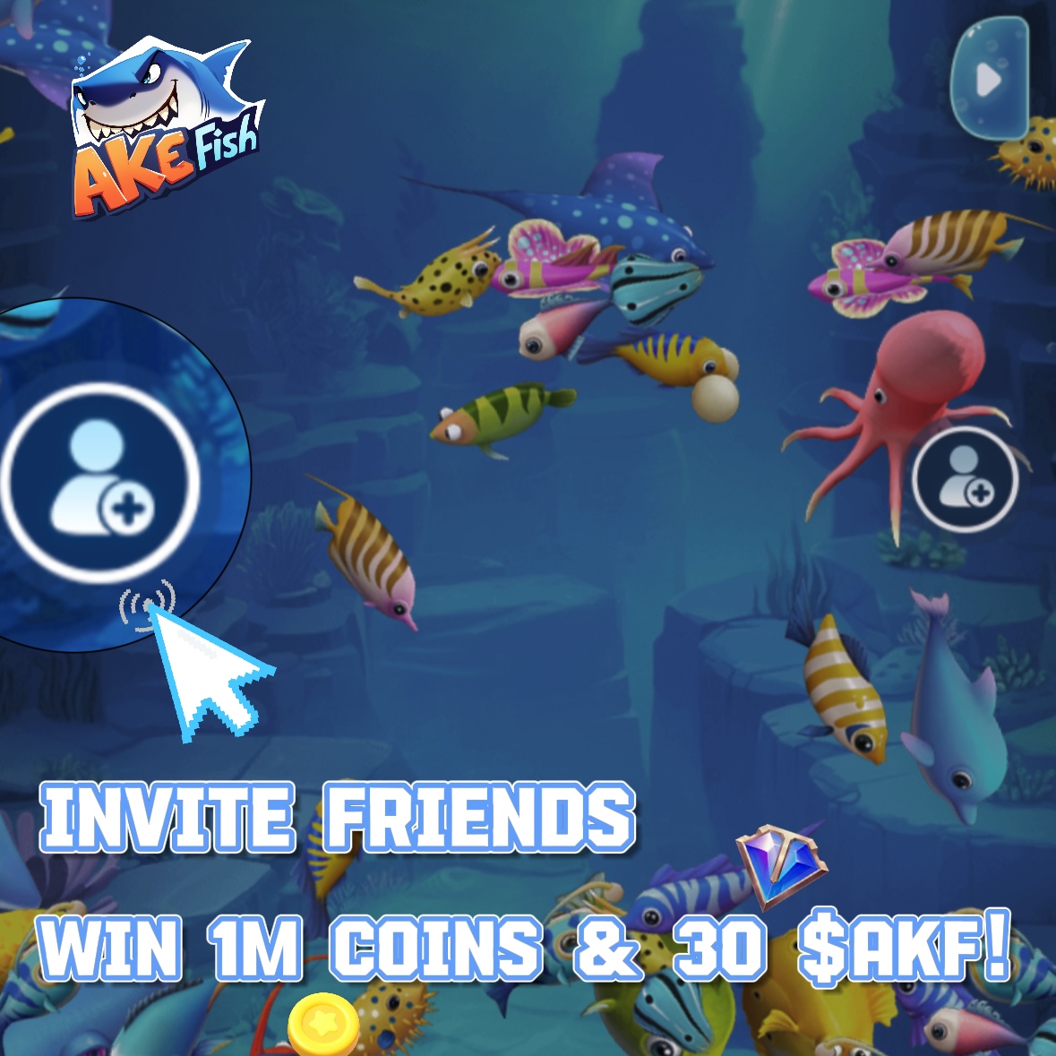 Fish Together, Earn Together in AKEFish! 🦈

Invite friends to join your fishing room and enjoy the fun together! 

💡 Bonus: Get 1M Coins and 30 $AKF for every successful invite!

What are you waiting for? Reel in the fun and rewards now! 🎮🌟
t.me/AKEFishBot
#AKEDOGAMES