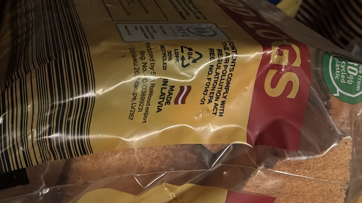 Here is one for you <a href="/PaulTreyvaud/">Paul Treyvaud</a> Apparently its better for the environment to ship timber from latvia to ireland to sell in lidl, and whats more bizarre is it is cheaper than timber from here????? How????