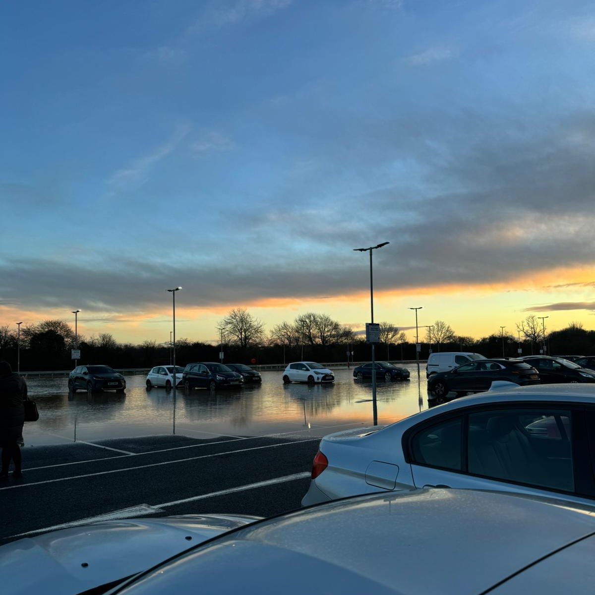i cant believe we pay £60 a month for car parking and my car park is *regularly* flooded 🧍‍♀️