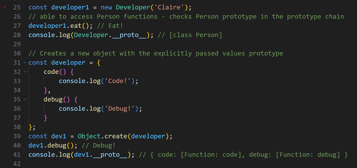 PraneethaG4's tweet image. 🚀 Day 85 of #100DaysOfJavaScript
Learnt:
Module DP - Split code into smaller reusable files.
Prototype DP- Share properties among objects of same type and access them through prototype chain.
Excited to dive into Provider and Proxy patterns next!
#javascript