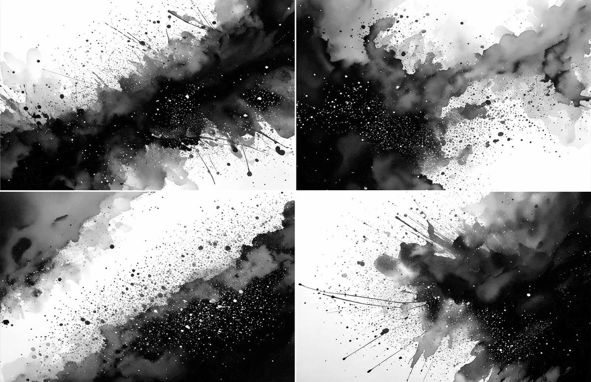 Splashed Watercolor Vector Backgrounds - WeGraphics buff.ly/422HEFb