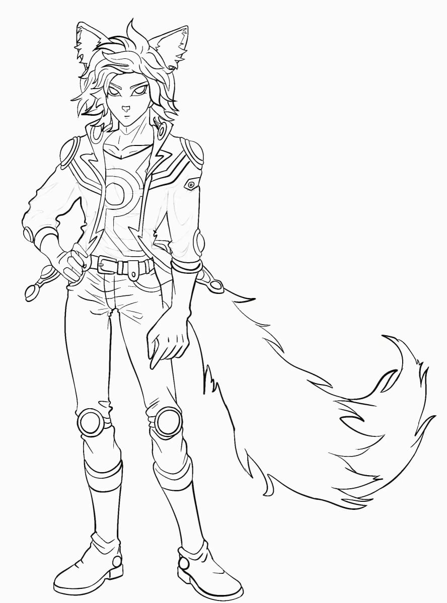 creativizzy's tweet image. Well, here is the proof... I can do anthro/furry as good as I do other characters💫