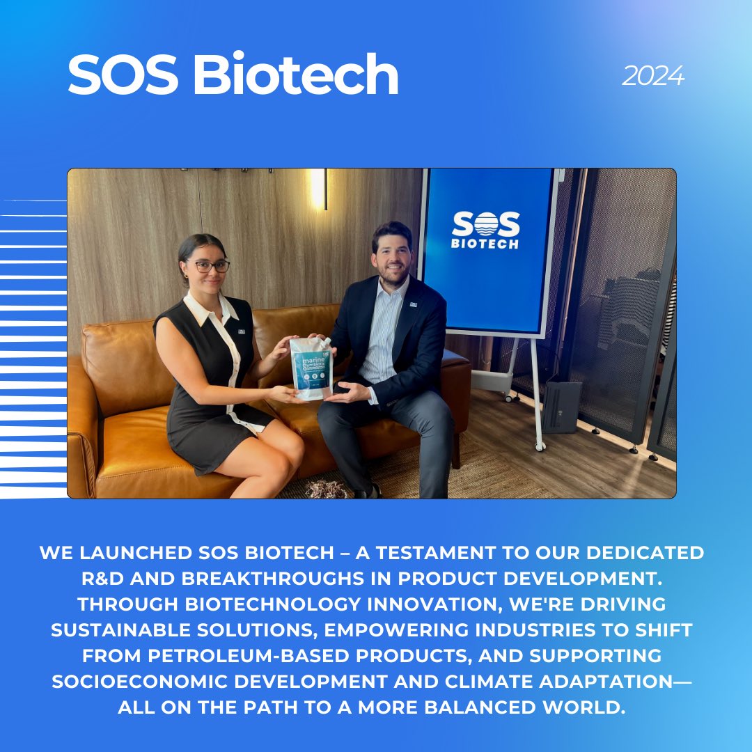 SOS_Biotech's tweet photo. 1/3 🌟 2024 was an incredible year for SOS Biotech and SOS Carbon! https://t.co/PzbjU2fdXP