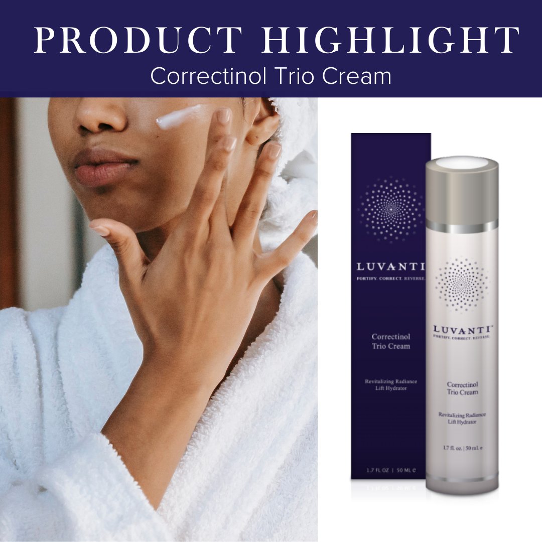 Our Correctinol Trio Cream is your winter skincare hero! It hydrates, exfoliates, and protects your skin, keeping it radiant and healthy all season long. 💧 bit.ly/2SAfhrW