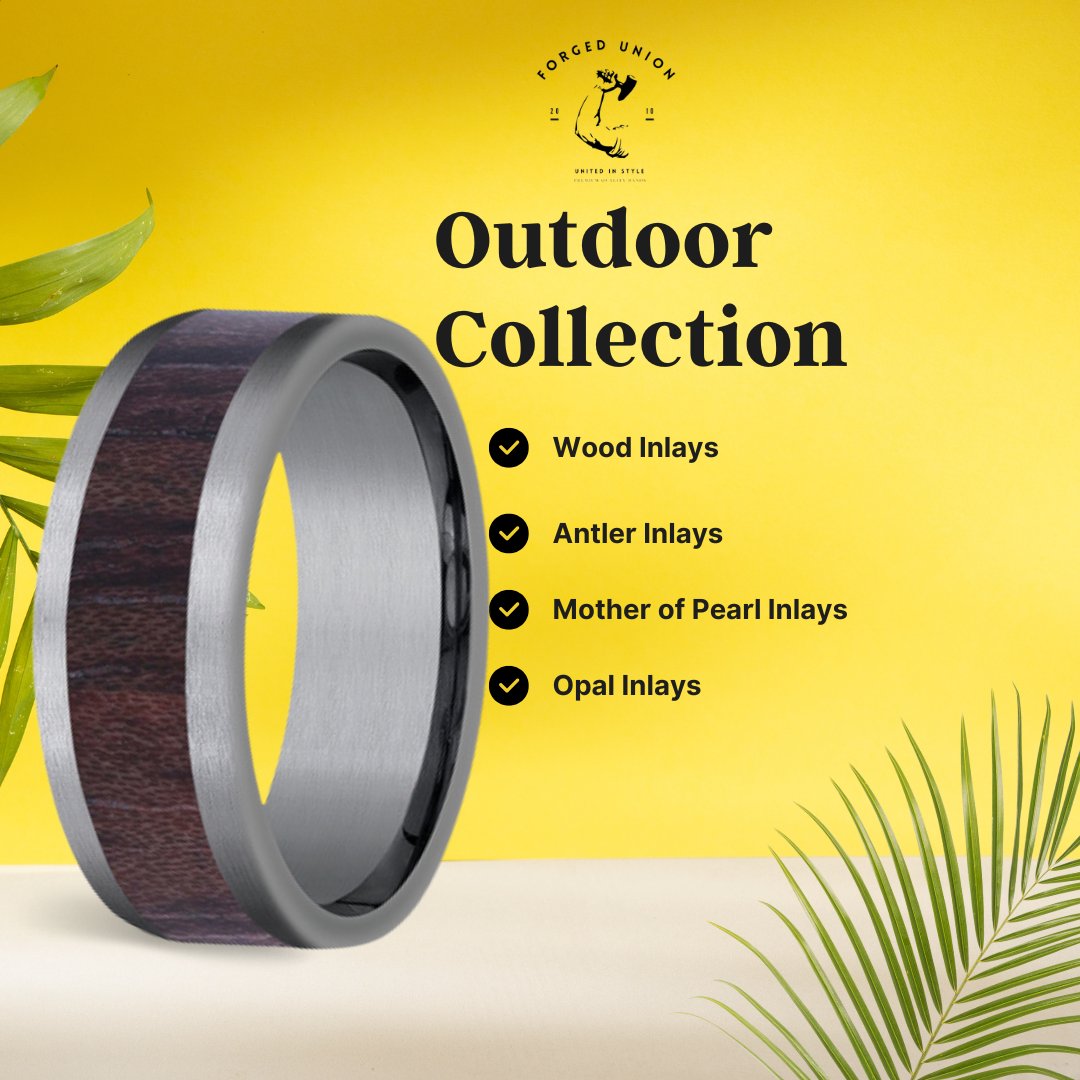 forgedunion's tweet photo. For those who feel most alive outdoors, our Outdoor Collection is crafted just for you! 🌟 Celebrate nature's beauty with rings made from wood, antler, and other earthy materials.
#OutdoorStyle #WoodRings #AntlerRings #NatureInspired #RusticElegance #AdventureReady https://t.co/g6LyWyUHaM