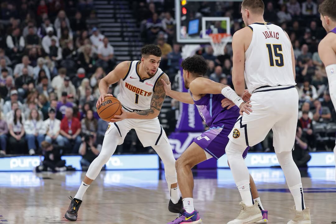 Nikola Jokic and Michael Porter Jr. have each scored over 20 points in five consecutive games. 

They’re the first pair of Nuggets teammates to do so in five straight games since Carmelo Anthony and Allen Iverson in February 2008 (also five straight).