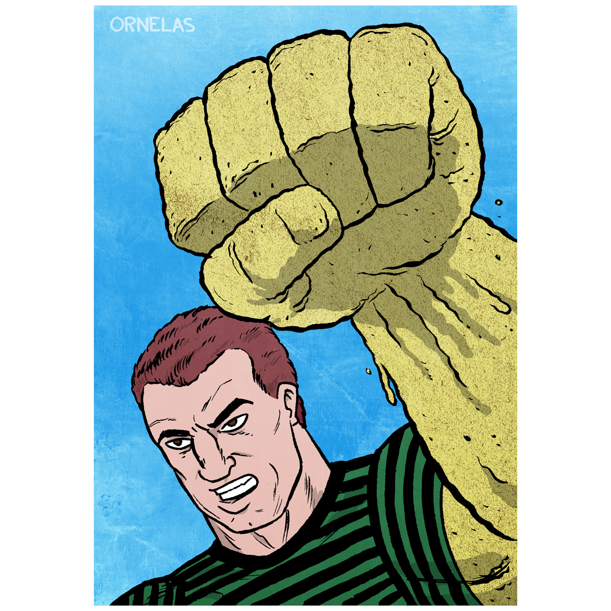 slurmo's tweet photo. The Sandman for Marvel Monday!
#BuyOrnelasArt
#FlintMarko https://t.co/aVFmdjz0zz
