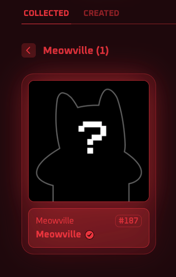 Meow meow meow meow

Meow meow meow meow...

Welcome to the collection <a href="/meowvillecat/">meowville</a>, thanks <a href="/Blaze0ng/">Blaze</a> for the smooth mint and free 0.07 ETH 😹