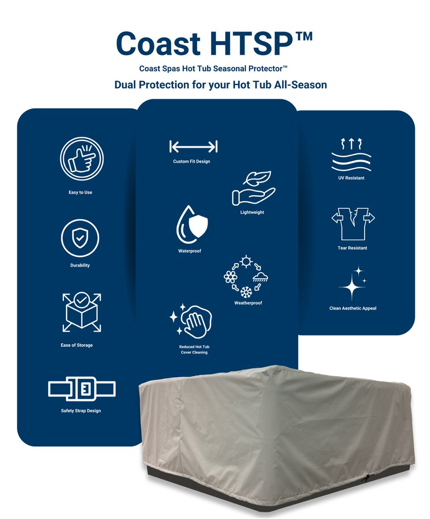 CoastSpas's tweet photo. Protect Your Hot Tub Year-Round with the #CoastSpas Hot Tub Seasonal Protector! 🌦️⁠Choose the HTSP to keep your #HotTub looking &amp; performing its best! 👉 Discover more at https://t.co/QBdtN6wSAl⁠
⁠
#HotTubProtection #SeasonalhottubCovers #CoastSpas #DualProtection⁠
⁠ https://t.co/OS5lpP5cb5