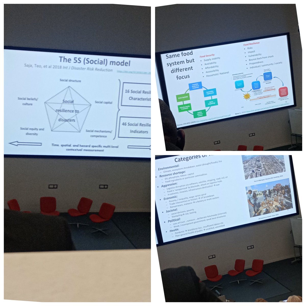 Dr Clare Pettinger (@drcpettingerrd) on Twitter photo Great to have <a href="/ProfTimLang/">Professor Tim Lang</a> finishing off today's <a href="/FixOurFoodteam/">FixOurFood</a> #TUKFS event (before dinner) 🍽️ Focusing on the sobering topic of 'civil food resilience' Great to have <a href="/ProfTimLang/">Professor Tim Lang</a> finishing off today's <a href="/FixOurFoodteam/">FixOurFood</a> #TUKFS event (before dinner) 🍽️ Focusing on the sobering topic of 'civil food resilience'