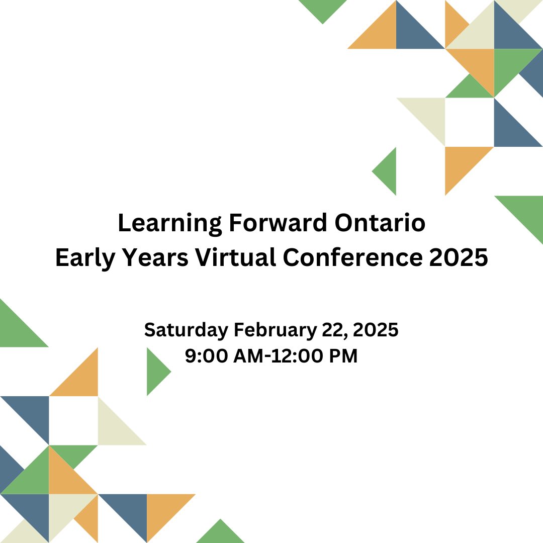 Attention Ontario Early Years educators. This conference is for you! Check it out: 

sites.google.com/lfontario.com/…