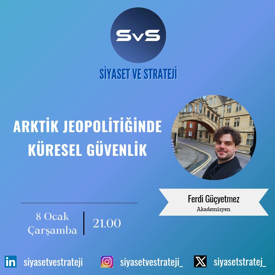 siyasetstratej_'s tweet photo. Arktik Jeopolitiğinde Küresel Güvenlik
(Çevrimiçi Seminer)
Bütün etkinliklerimiz Google Meet ile yapılmaktadır.
(Katılım linkine bio kısmından ulaşabilirsiniz.)
@ferdigucyetmezz
.
.
#uluslararasıilişkiler #arktik #küreselgüvenlik #dispolitika #strateji #siyaset #jeopolitik https://t.co/wMFbo7lQ5e