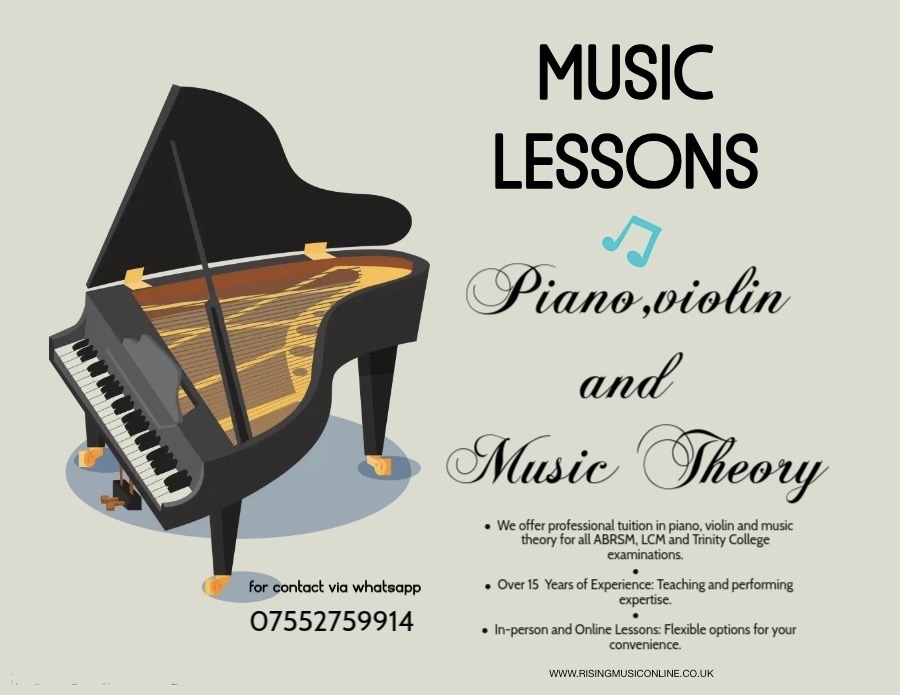 Looking for #music lessons for the new year? 🎹Rising Music has been highly recommended by #localmums📍SW London &amp; Surrey/online. 🎼For more info please WhatsApp 07552759914 or visit our website 🎻#localmumsonline #pianolessons #violinlessons #musiclessons