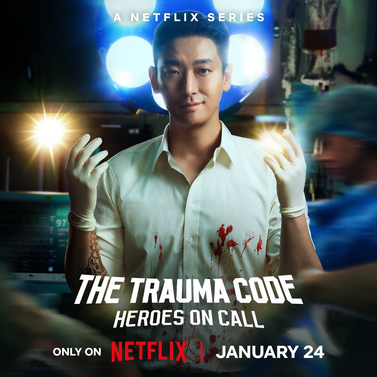 Starring: Ju Jihoon &amp; Choo Youngwoo
•kdm• THE TRAUMA CODE: HEROES ON CALL 🏥 (medical drama)

Premiering 24 Jan on Netflix, who's excited?