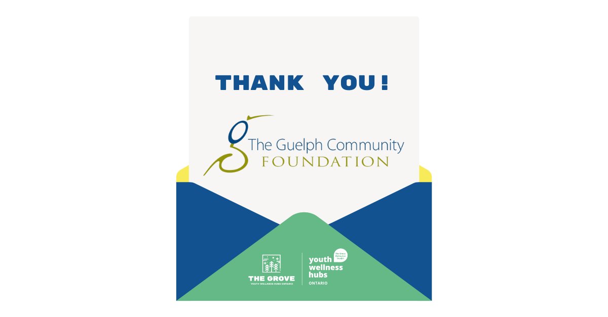 The Grove Hubs (@thegrovehubs) on Twitter photo Thank you to the <a href="/GuelphCF/">Guelph Community Foundation</a>! We are fortunate to receive one of the Guelph Community Foundation's Community Grants. This grant will allow us to ensure that the community is aware of the important services we provide to youth through outreach efforts in the community. Thank you to the <a href="/GuelphCF/">Guelph Community Foundation</a>! We are fortunate to receive one of the Guelph Community Foundation's Community Grants. This grant will allow us to ensure that the community is aware of the important services we provide to youth through outreach efforts in the community.