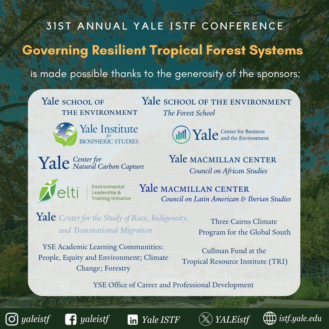 Yale ISTF tweet media