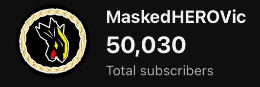 Masked HERO Vic tweet media