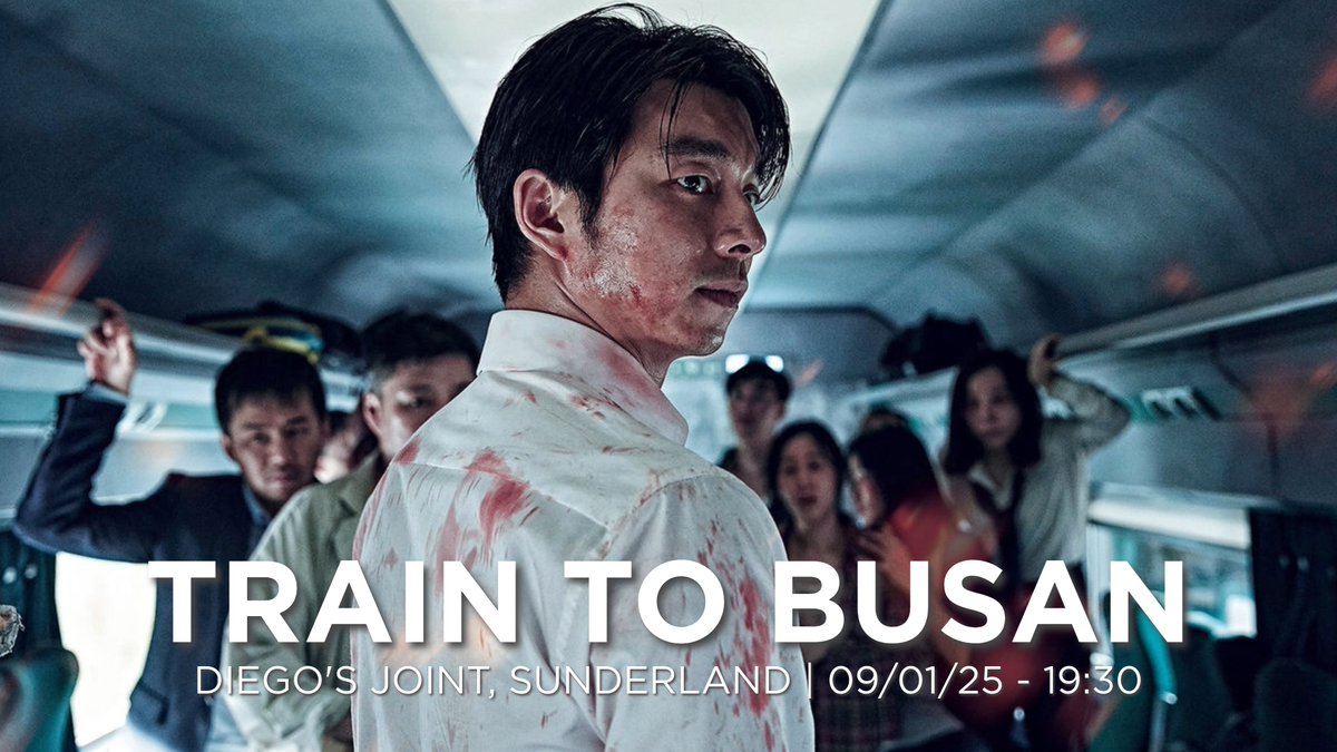 🧟 Get your teeth stuck into one of the best zombie films of all time for free this Thursday at Diego's Joint!

🚆 TRAIN TO BUSAN - 19:30 on 09/001/25

🎟️ bookwhen.com/diegosjoint#fo…