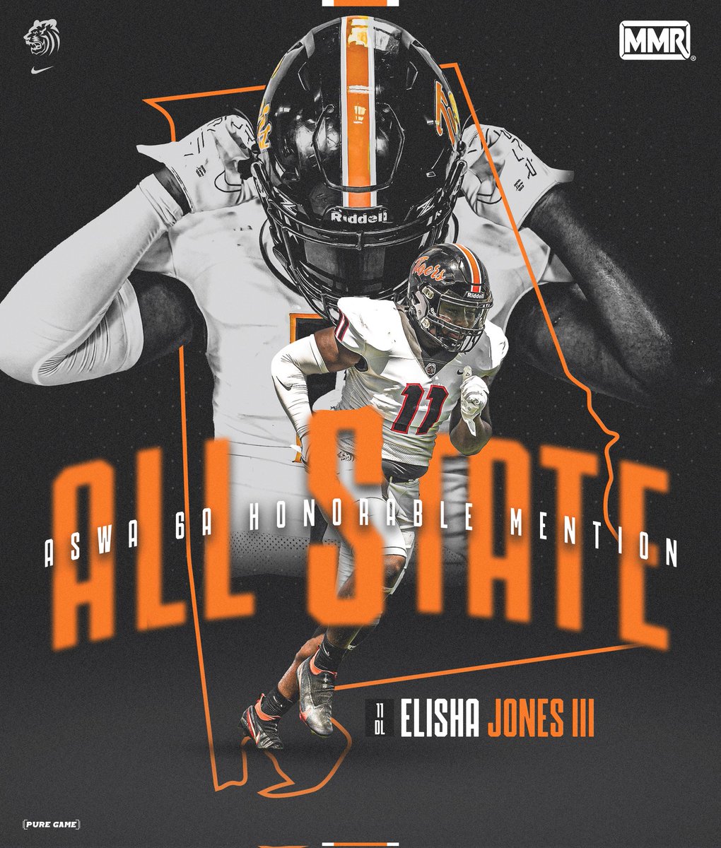 Not I but II Tigers represented on this year's All-State Roster! Congrats EJ!
#TheCounty 
#BeElectric