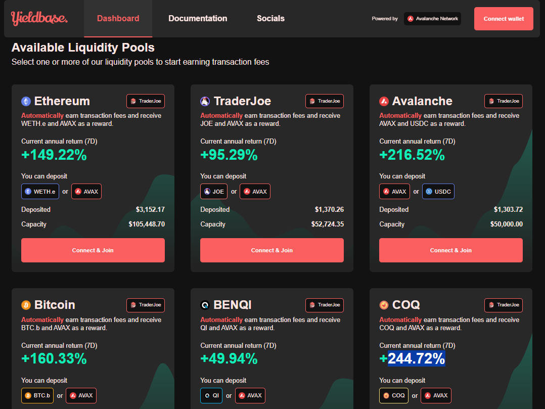 Yieldbase_io's tweet photo. @FaridRached Well, #YieldBase doesn't have a token yet, so you didn't miss us except for the🔺Yields 👀 https://t.co/xvDKZ09h2S