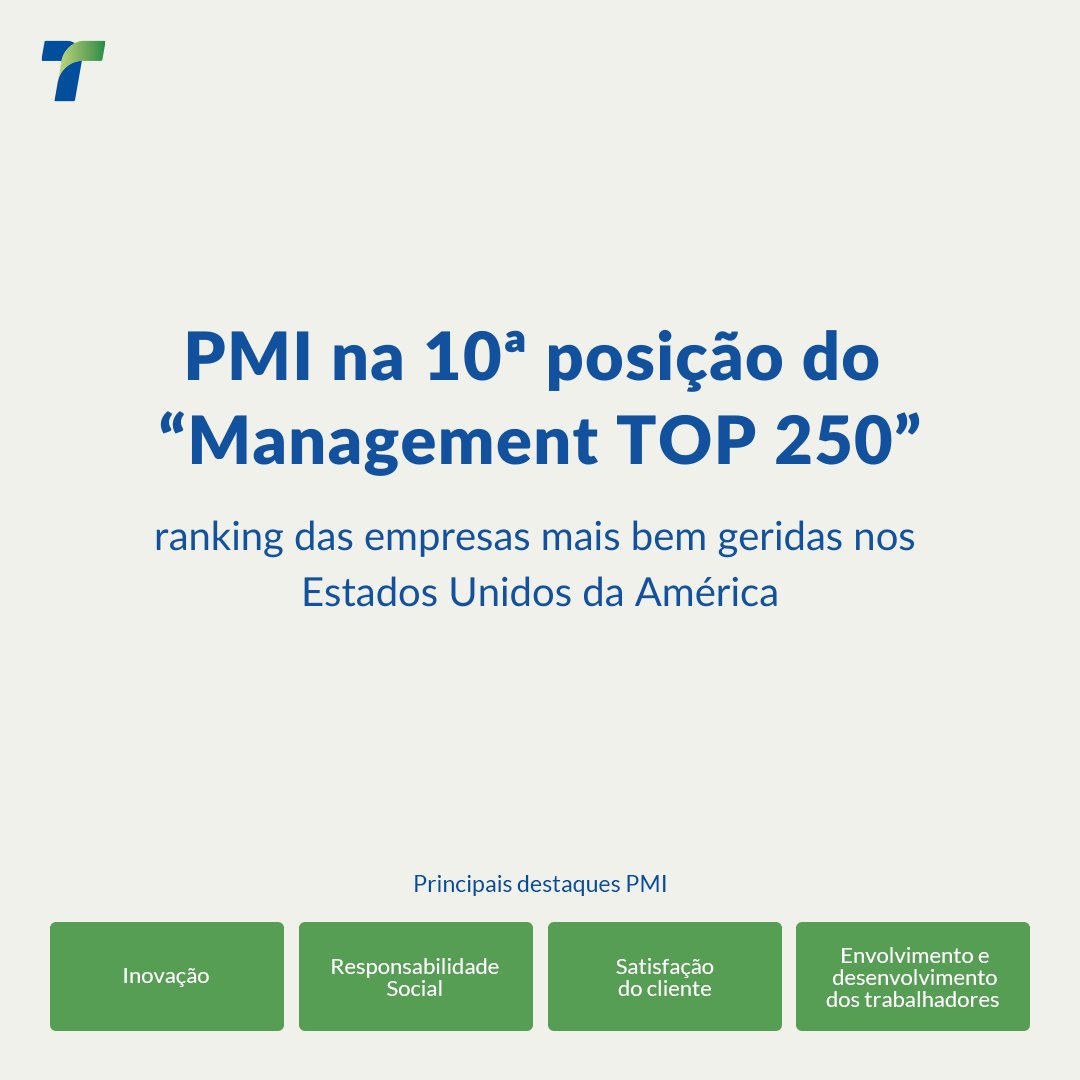 A <a href="/InsidePMI/">Philip Morris International</a> a que <a href="/Tabaqueira_PMI/">Tabaqueira_PMI</a> pertence, ocupa a 10ª posição do ranking “Management TOP 250” do <a href="/WSJ/">The Wall Street Journal</a> que anualmente identifica as empresas mais bem geridas nos EUA. #tabaqueira #pmi #wallstreetjournal