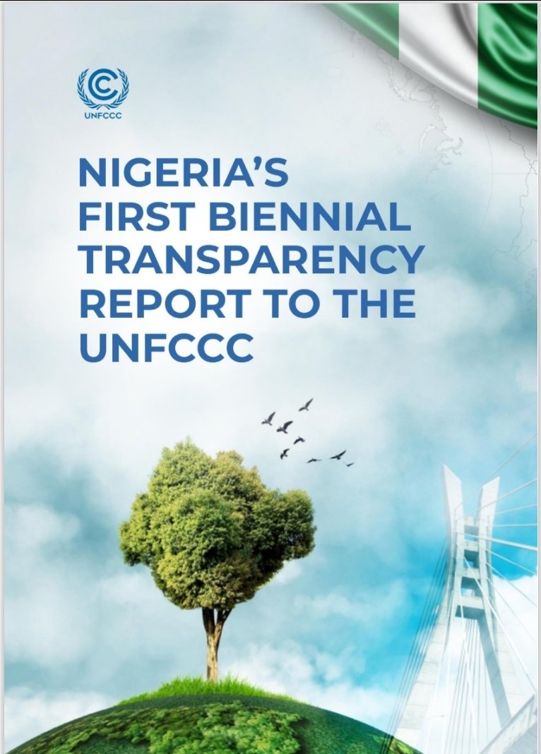 Ibshell1's tweet image. Exciting news!!! Nigeria was able to submit its First Biennial Transparency Report (BTR) to @UNFCCC before the Dec. 31st deadline! Link to download: unfccc.int/documents/6452…

#ClimateAction #ClimateChange #ClimateFinance #stakeholderengagement
