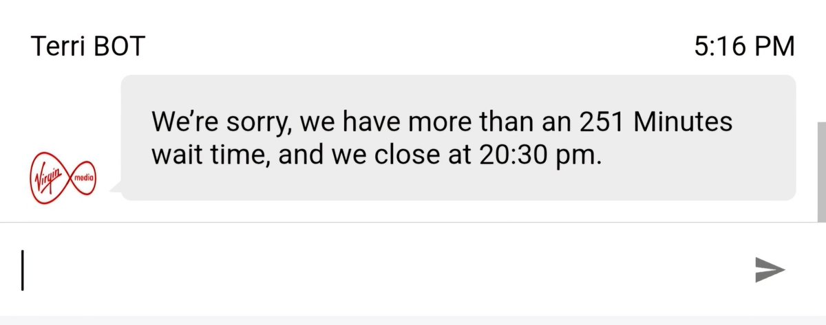 MASohatee's tweet image. Didn't realise it was a 4 hour 11 minute wait for customer services. I'll make sure I book the day off, in case I don't automatically get cut off
