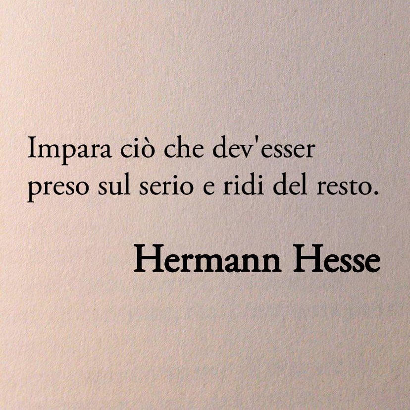 Poesiaitalia's tweet image. Hesse aveva ragione 📚