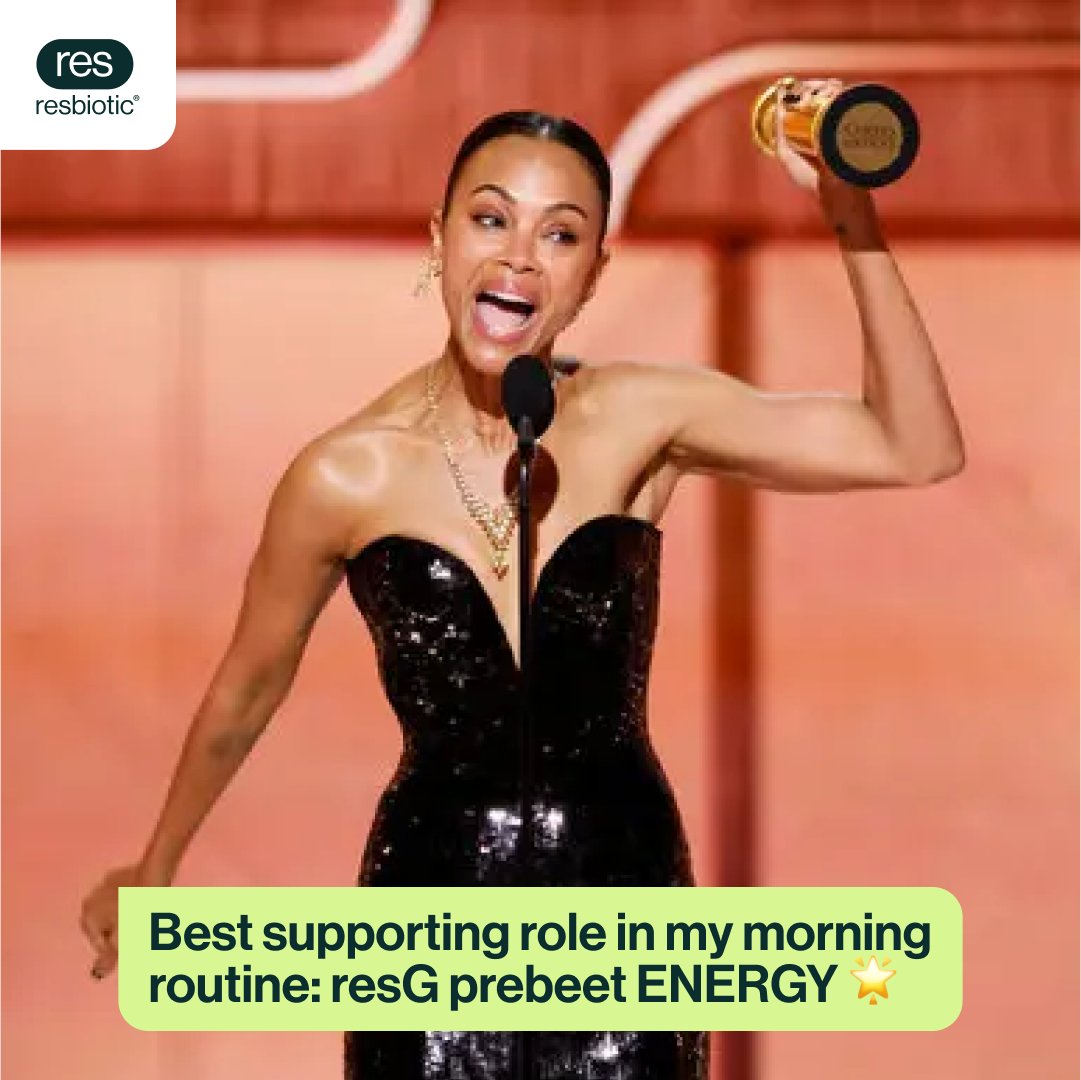 Golden Globes Energy 🥂

From Best Supporting Role in my morning routine to that main character swagger... nothing but science-backed excellence with resB and resG prebeet energy!