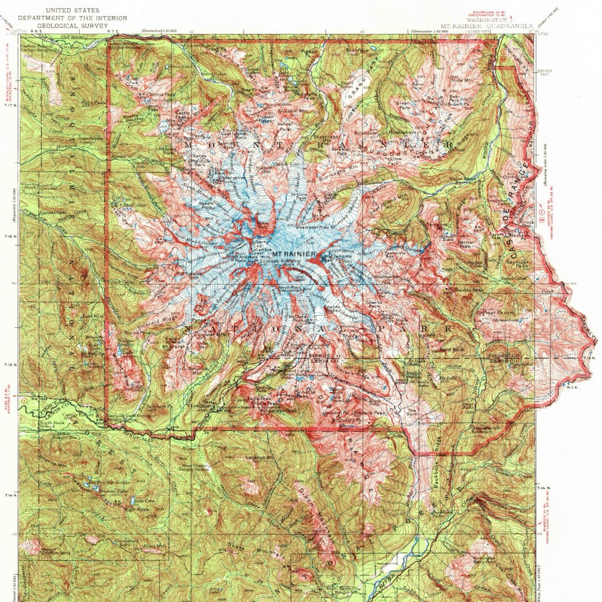 MyTopo's tweet photo. A 1924 historic topographic map of Mount Rainier, Washington. Produced by the U.S. Geological Survey, it shows stunning vintage detail
#mountrainier #vintagemap #vintagemaps #cartography #maps #cartographyart #mytopo #USGS #highpoint @MountRainierNPS https://t.co/dD9m5bnrtf