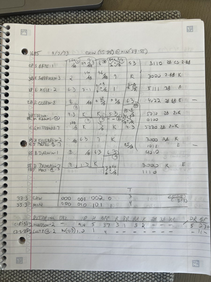 APBA 1973 Replay ⚾️ tweet media