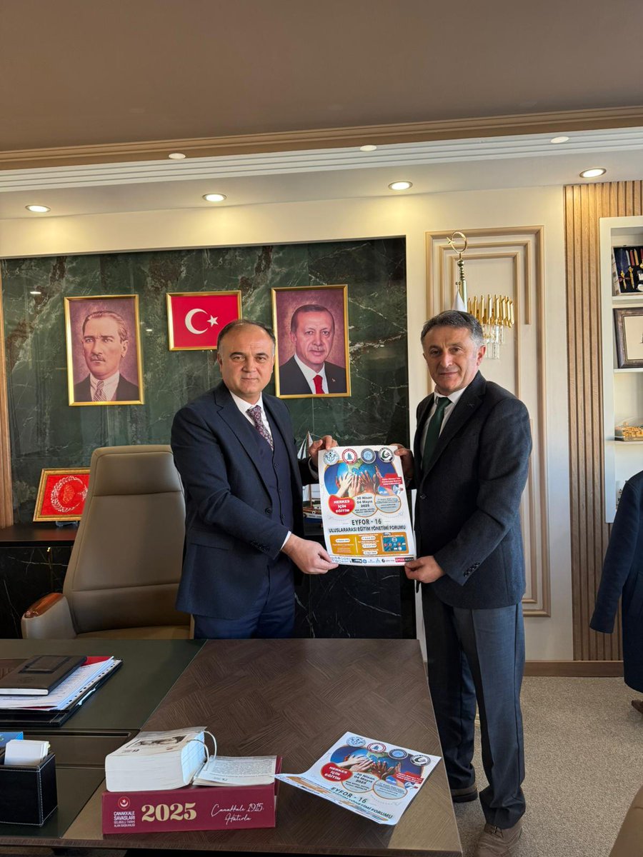 Genel Başkanımız Doç.Dr. Sayın <a href="/ademcilek/">Adem ÇİLEK</a> ,Sinop İl Başkanımız Sayın Durali Aksu ve Yönetimi
Sinop İl Milli Eğitim Müdürü Sayın <a href="/OsmanCebeci/">Osman Cebeci</a> 'yi ziyaret ederek #EYFOR16 ile ilgili bilgilendirmelerde bulundular ve kongremize davet ettiler.
İŞİMİZ EĞİTİM GÜCÜMÜZ EĞİTİM
<a href="/sinopilmem/">Sinop Milli Eğitim Müdürlüğü</a>