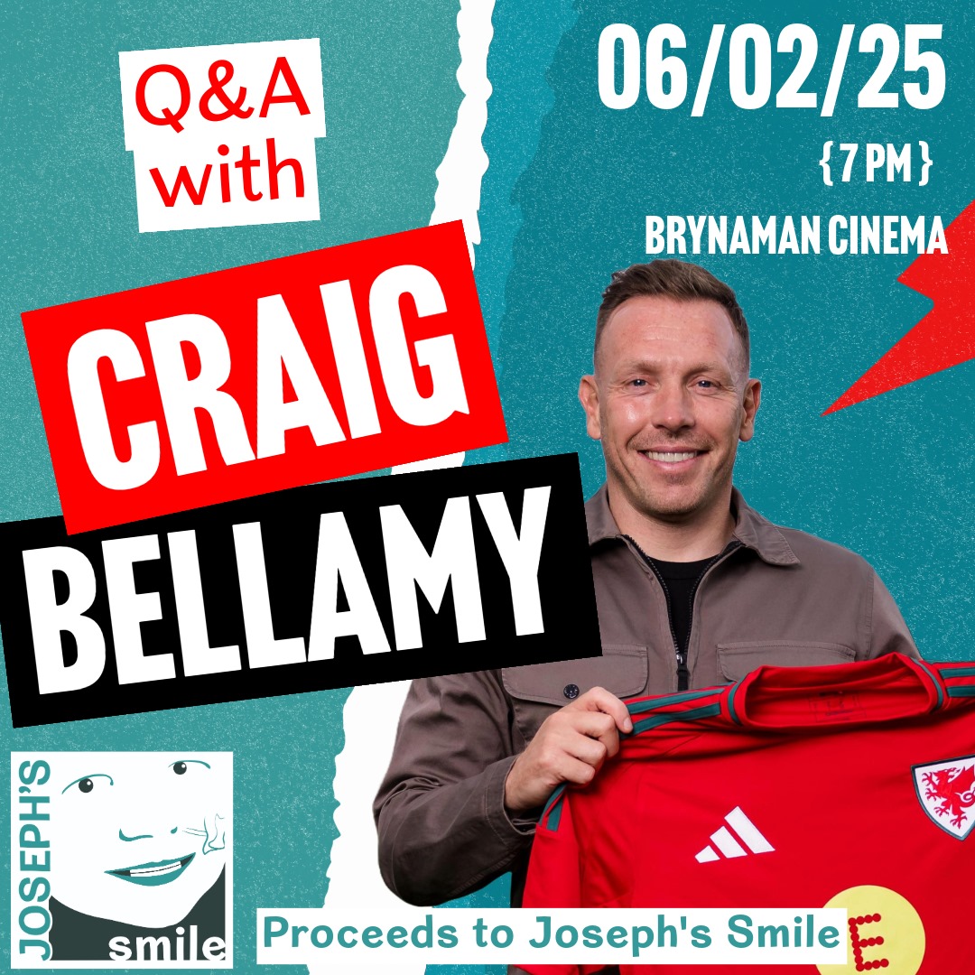 Joseph's Smile presents an unforgettable evening with Wales Football manager, Craig Bellamy!
Where: Brynamman Public Hall
When: Thur Feb 6th, 7pm
Join us for an engaging Q&amp;A session with Craig, joined by Ian Gwyn Hughes.
josephssmile.org/product/qa-wit…

#walesfootball #togetherstronger