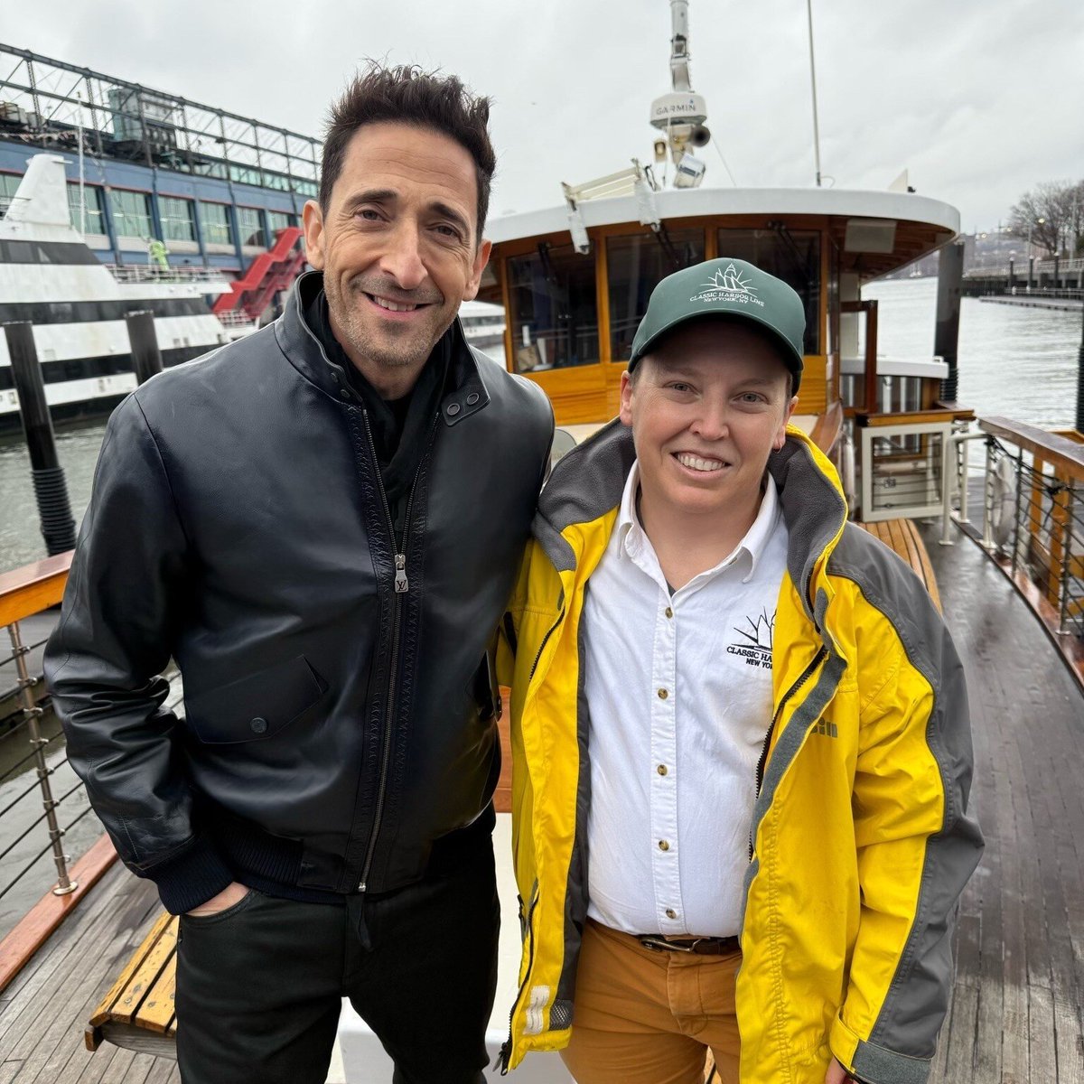 Congratulations <a href="/adrienbrody/">Adrien Brody</a> on a Golden Globe win! We had the pleasure of cruising with Adrien and the @cbssundaymorning team in December for an interview on Adrien's work as a Jewish Hungarian architect in "The Brutalist" film.