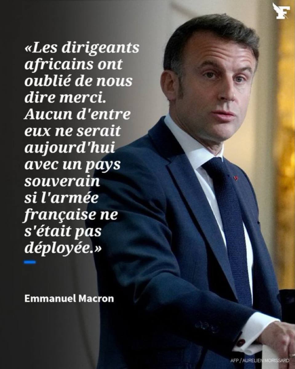 Ok OSS117. Une nouvelle fois, Macron se comporte comme un colon.